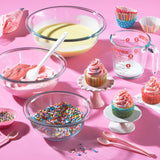 Pyrex Essentials (3-Piece) Glass Mixing Bowls Set for Prepping and Baking