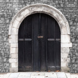 Chuangdi Brick Stone Wall Stone Wall Scene Setter Brick Sheet Wallpaper Curtains Door Removable Tablecloth Photo for Halloween Christmas Party and Home Decor(Gray,6 Pcs)