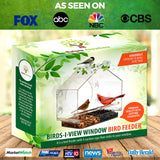 Window Bird Feeder with Strong Suction Cups, Bird Feeders for Outdoors