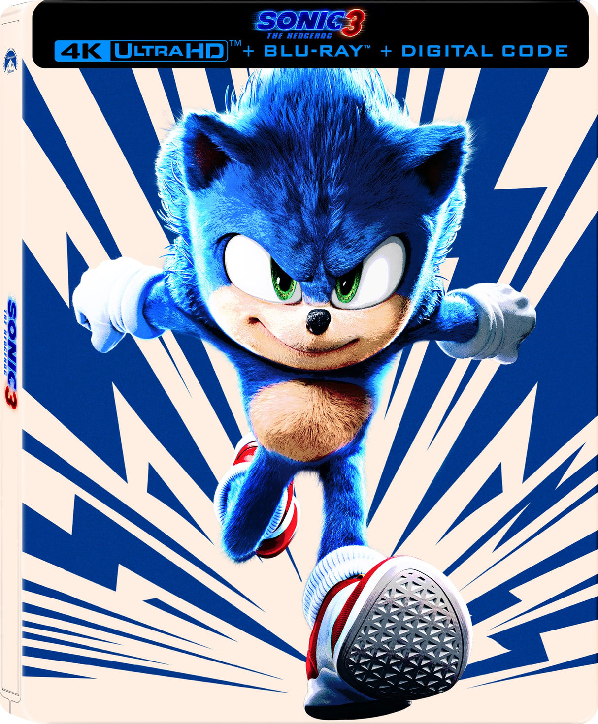 Sonic The Hedgehog 3 [4K Steelbook + Blu-Ray + Digital Copy] [4K UHD]