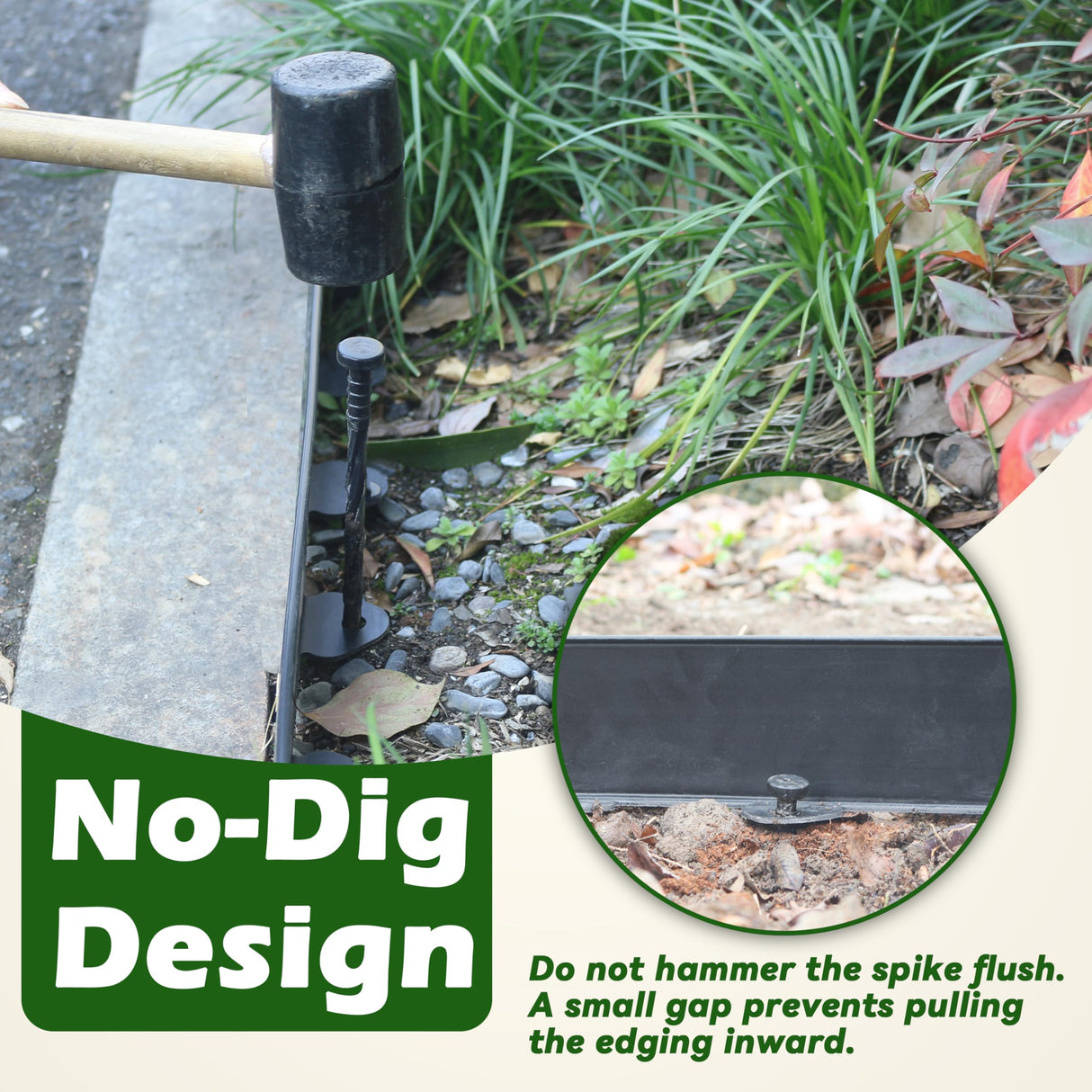 Gardzen Landscape Edging Kit