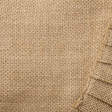 Tatuo 31 Inch Christmas Tree Skirt Decor, Ruffled Burlap Tree Skirt, Linen