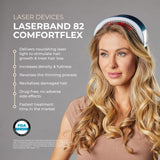 Hairmax LaserBand 82 - Hair Growth and Regrowth Treatment - Restores Natural Hair Cycle - Home-Use Medical Device With Medical Grade Lasers