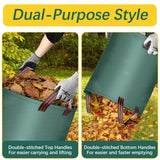 3 Pack 72 Gallon leaf collector bag lawn bags,leaf bags Heavy duty reusable,Gardening gloves included,Suitable for camping, yards, and recycling; can Cleaning debris, leaves, grass clippings