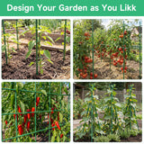 100 Pcs Garden Stakes 16 Inch DIY 4ft 5ft 6ft 7ft 8ft Tomato Plant Stakes