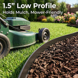 Gardzen 1.5" x100' Landscape Edging Kit with 120 Spikes