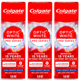 Colgate Optic White Pro Series High Impact White Toothpaste, 3 Pack, 3.0 oz