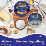 Royal Dansk Holiday Cookie 4 Pack, Exclusive Amazon Multipack of Original Danish Butter Cookies, Festive Tins for Christmas Gifts, Made with Real Butter, Non-GMO Ingredients