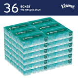 Kleenex Professional Facial Tissue, Bulk (21400), 2-Ply, White, Flat Boxed Format, Designed for Business (100 Tissues/Box, 36 Boxes, 3,600 Sheets/Case)