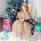 Mastom Girls Princess Dress Up Shoes and Tiara Play Set