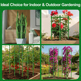 WAENLIR 3 Pack Tomato Cages for Garden, Up to 51 Inch Tomato Trellis for Raised Garden Bed, Plant Stakes for Pots, Durable Tomato Plant Support Garden Stakes for Climbing Plants