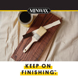 Minwax PolyShades Wood Stain + Polyurethane Finish – ½ Pint, Tudor, Satin