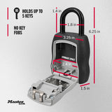 Master Lock Portable Key Lock Box, Combination Lock Box Holds 5 Keys 5400EC