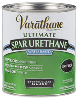 Varathane 250041H Water-Based Ultimate Spar Urethane, Quart, Gloss