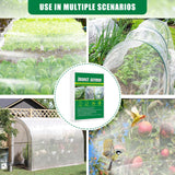 10 X 50 FT Breathable Garden Mesh Netting Pest Barrier for Raised Beds