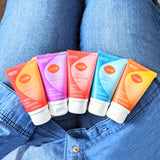 Lume Acidified Body Wash 5 Pack Minis - 24 Hour Odor Control - Moisturizing Formulated Without SLS & Parabens - 1.5 ounce Tubes (Clean Tangerine, Lavender Sage, Peony Rose, Toasted Coconut, Unscented)