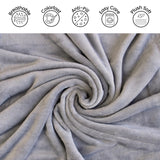 Super Blanky Wearable Blankets for Women, Adult Wearable Blanket Men, Christmas Gifts for Women, Comfy Girlfriend Birthday Gifts for Her, Wife Birthday Gift Ideas, Blanket With Sleeves - Light Gray