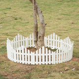 CooTentler Garden Edging Border No-Dig 13FT White 9.3 Inch Tall Landscape Edging with 14pcs Stakes for Decorate the Garden