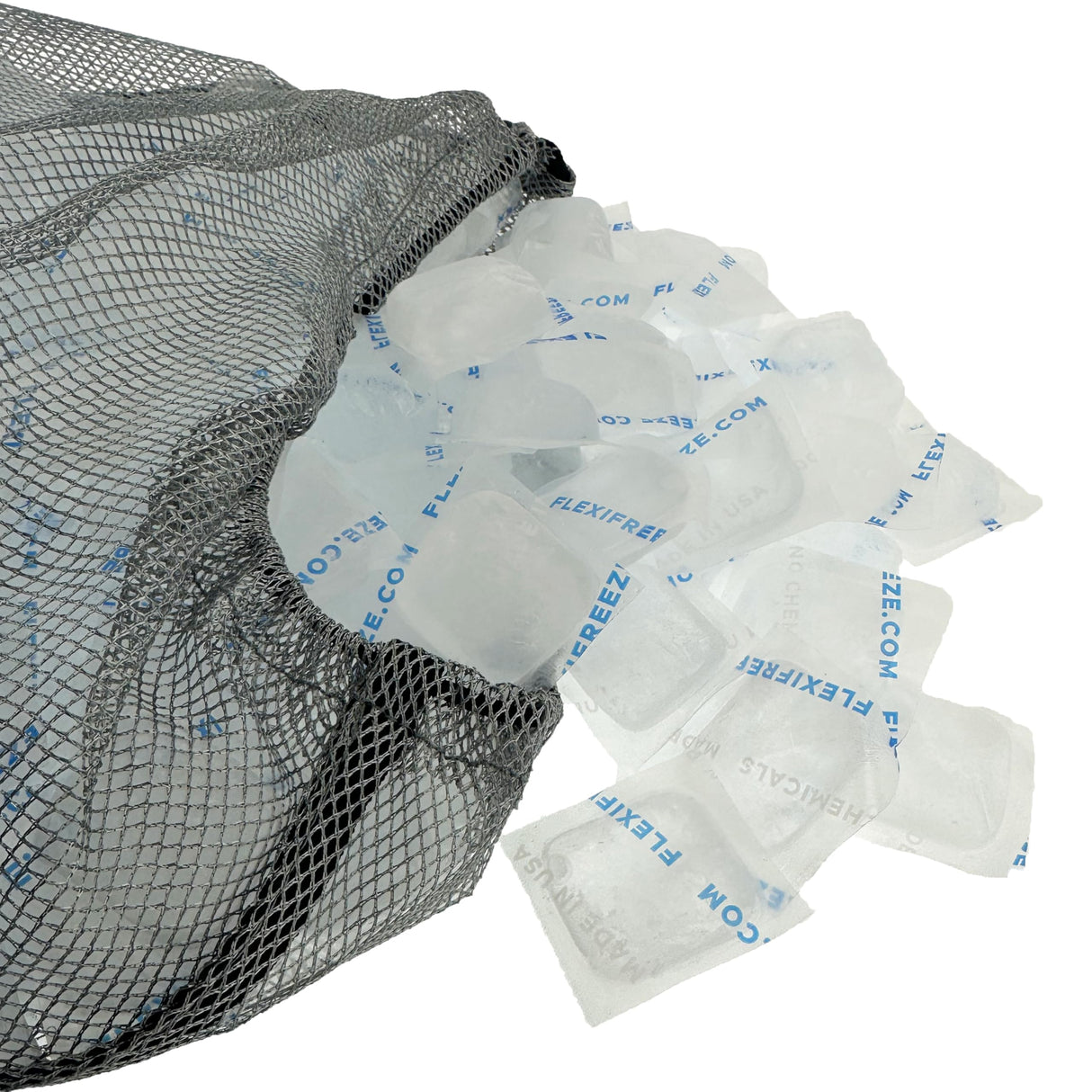 Cooler Cubes 8 lb Bag of Reusable Ice Cubes – Refreezable Ice Cubes for Coolers
