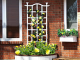 London 30"W x 78"H Vinyl Trellis