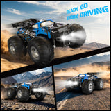 Barlisam Remote Control Car, All-Terrain Remote Control Truck for Boys 8-12, Headlight, 1:20, 10KM/H, 2.4GHZ, Speed-Friendly, Sturdy, Rechargeable RC Cars for Boys 4-7 Christmas, Beginner, Kids 6-12