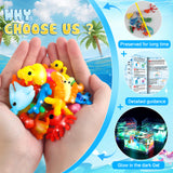 Magic Water Elf Toy Kit, Aqua Fairy Water Gel Kit with 20PCS Magic Gels and Animal Molds, Gift for Christmas, Easter, Birthday,Creative Art Craft Kits for Girls Boys 6 7 8 9 10 Year Old