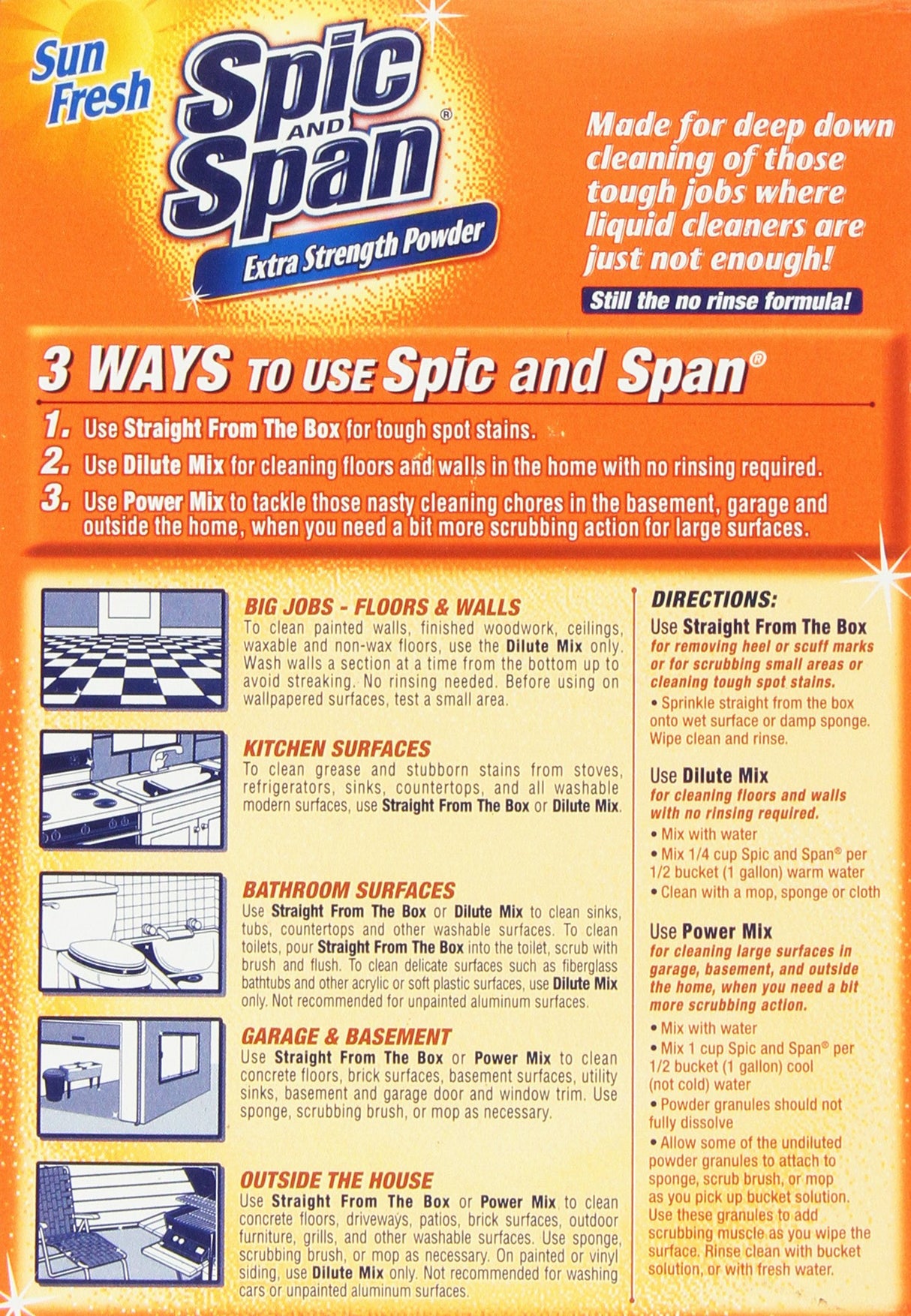 Spic and Span® Extra Strength Powder: Sun Fresh 27 OZ