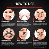 Clear Passage Performance Nasal Strips for Athletes, Sports Dilators, Improves Breathing & Athletic Performance, Instant Nasal Congestion Relief, Reduce Snoring, Black, Large/XL, 50 Count