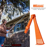 EZ Smart Mini Gutter Rake - Tool Only - Clean Gutters Without a Ladder