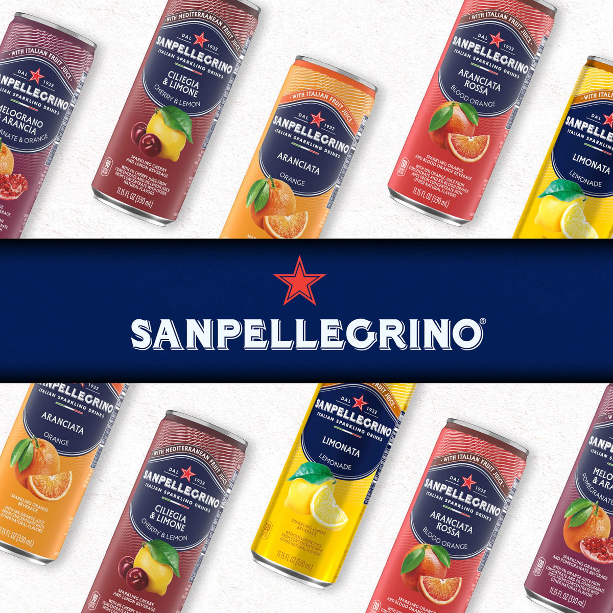 Sanpellegrino Crafted Soda Italiana, Blood Orange, 24 Pack