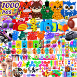 1000 PCS Party Favors for Kids, Bulk Fidget Toys,Goodie Bags Stuffers, Treasure Box Toy for Classroom Prizes, Birthday Gifts, Stocking Pinata Filler Stuffers