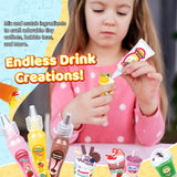 20 PCS Miniature Drink Marker Kit, Miniature Food Toys, Kitchen Pretend Food DIY Crafts Kits for Kids Ages 8-12, Girls Gift for Christmas, Birthday, Collectors, Resin Play, NOT Edible