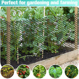 Plastic Mesh Fence Sheet 15.7IN x 50FT - 0.3IN Opening Plastic Chicken Wire Netting Roll Durable for Dogs, Poultry, Puppy, Garden Snake Barrier with 50 Pcs Zip Ties - Black