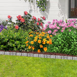 Landscape Edging Garden Edging Border Faux Stone Edging,17FT x 2.75 in Tall