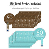 KETO-MOJO Test Strip Combo Pack for Use ONLY with The New GK+ Meter | 60 Blood Glucose + 60 Blood Ketone (120ct)