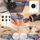 WORKPRO 530-Piece Rotary Tool Accessory Kit, Rotary Tool Bits for Easy Cutting, Grinding, Sanding, Polishing, Cleaning, Drilling, Carving and Engraving