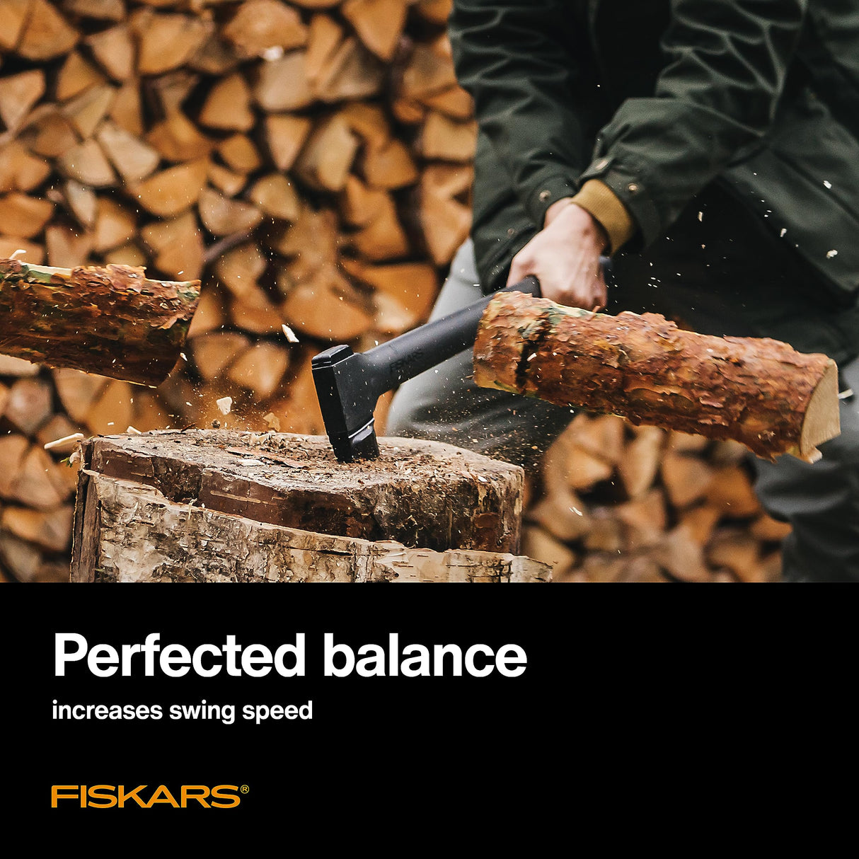 Fiskars A-Series Super Splitting Axe 36", for Medium to Large Size Logs