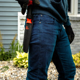 Root Slayer 17211 Soil Knife with Holster, Red