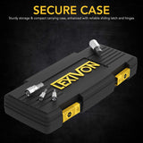 LEXIVON Master HEX Bit Socket Set, Premium S2 Alloy Steel | Complete 32-Piece, SAE and Metric Set | Enhanced Storage Case (LX-144)