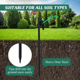 Suzile 60 Pcs Tree Stake Kit, Heavy Duty Tree Staking and Supports for Leaning Trees Include 11. 8'' Steel Stakes 15. 8'' Support Straps 13. 12 ft Ropes for Anchoring Hurricane Protection (Green)