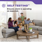 Kidde Hardwired Smoke & Carbon Monoxide Detector, 10-Year Battery Backup, Interconnectable LED Warning Light Indicators, 30CUA10