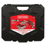 CRAFTSMAN 102-Piece Tool Kit for Home and Car, Durable Hand Tools Set with SAE and Metric Socket Set, Screwdrivers, Wrench, Hammer, Pliers, Knife, Hex Keys, Specialty Bits, Tape Measure (CMMT99449)