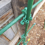 C-BITE Plant Support Clips for Trellis, Garden Stakes, Wire Fence, Climbing Plants, Indoor Gardening, Hydroponics Systems, and Vines | Durable Gardening Clips (Incognito Green - 100 Pack)