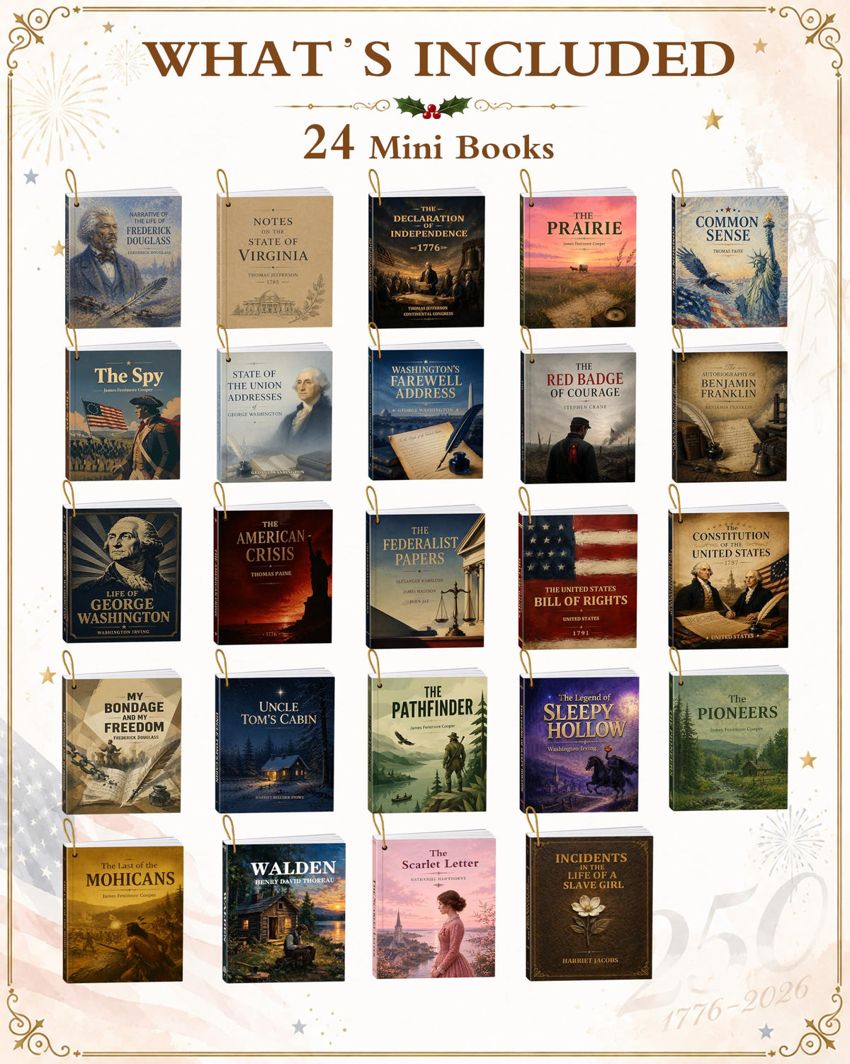 Book Advent Calendar 2026 for Book Lovers, Christmas Tree Ornaments
