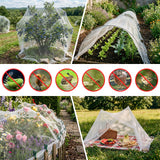 Ultra Fine 10'x33' Garden Netting,Pest Barrier & Bird Netting, Plant Mesh Net Row Cover for Garden,Greenhouse,Patio,Raised Beds, Protecting Vegetables, Flowers, Trees