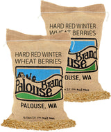Certified Glyphosate Residue Free Hard Red Winter Wheat Berries | 10 LBS | Family Farmed in Washington State | Non-GMO Project Verified | 100% Non-Irradiated | Certified Kosher Parve | Field Traced | Burlap Bag