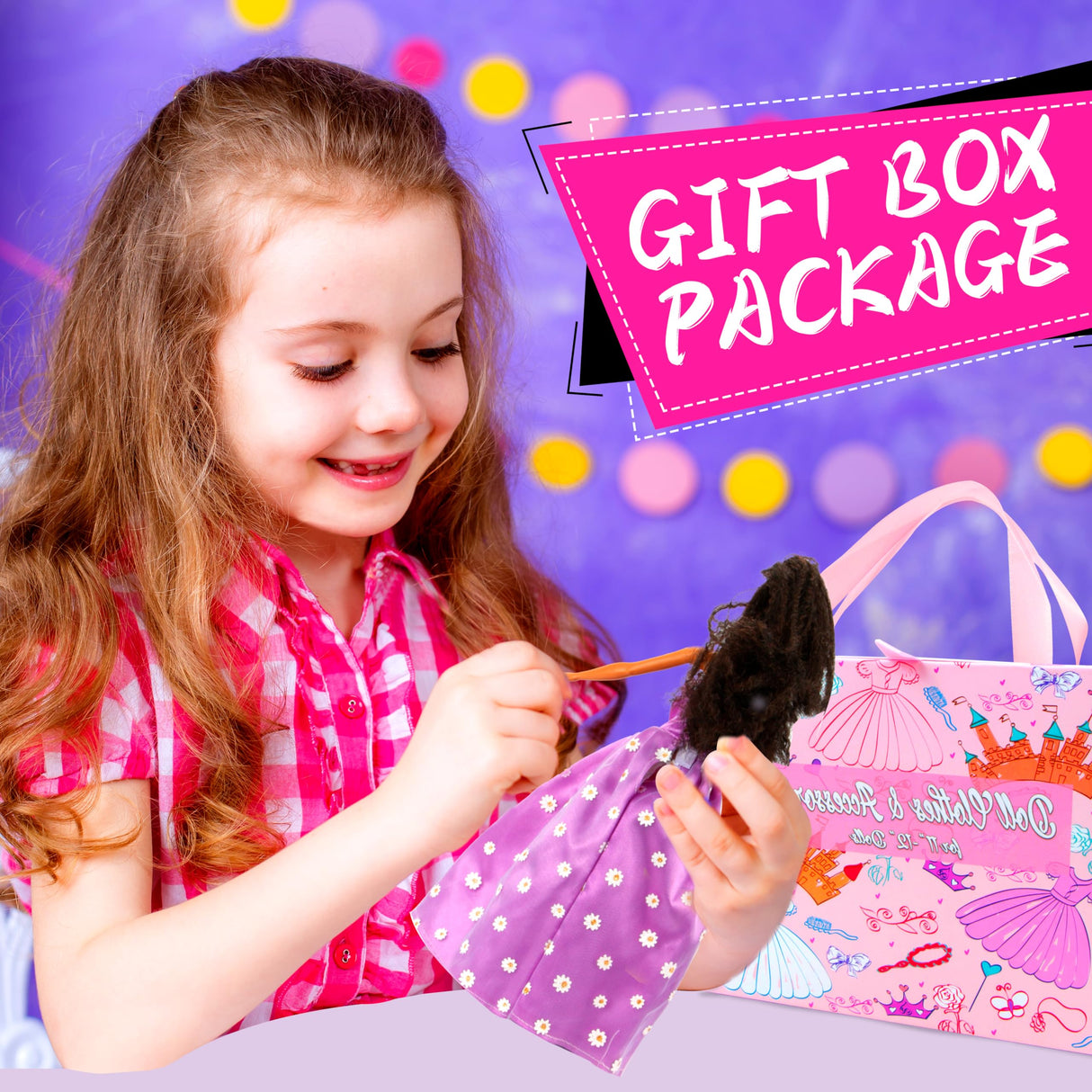 71 Pcs Doll Clothes and Accessories, 5 Wedding Gowns 9 Fashion Dresses 3 Tops 3 Pants 3 Bikini Swimsuits 20 Shoes for 11.5 inch Doll Christmas Stocking Stuffers Girls Gift Age 5-7 8-10