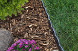 Master Mark Dig-Free Poundable Pound-In Landscape Edging, Garden Edging Border, Decorative Scallop Plastic Lawn Edging, 20 ft Coverage