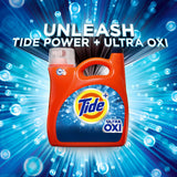 Tide Ultra Oxi Liquid Laundry Detergent HE Compatible, 94 Loads, 132 fl oz (Packaging May Vary)