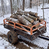 Impact IMPLEMENTS® 1500lb ATV/UTV/Tractor Trailer with Solid Steel Floor, Aggressive Tires, & Pivoting Tongue. Great for Agricultural Use & Land Management. Designed in Trademarked in The USA!